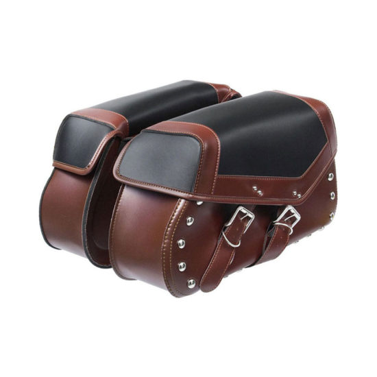 genuine leather saddlebags for road bikes in new custom design with top quality
