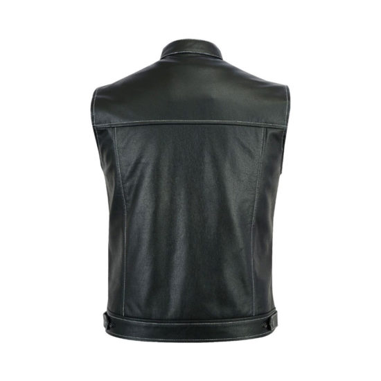 Best Classic Style Custom Motorcycle Vest with Top High Quality in New 2022 Leather Made Collections