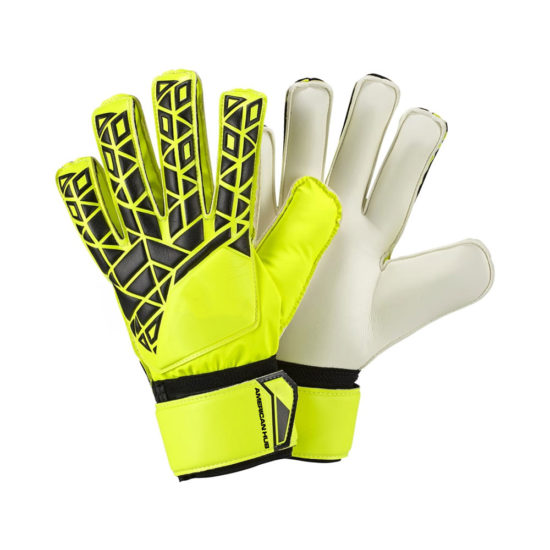 Top quality latex Goalie Gloves with finger protect shrapnel