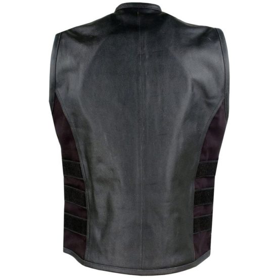 leather motorcycle vest womens-custom biker west