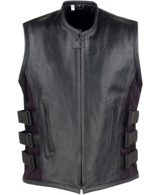 new fashion custom cowhide leather vest 2022