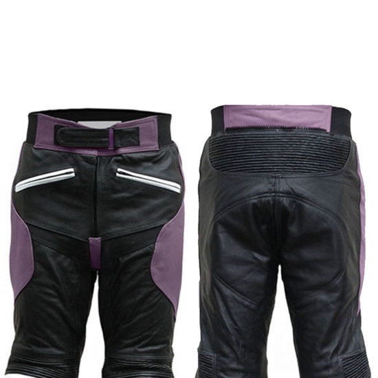 leather pants motorcycle-Zipper Style High Quality Men-motorbike  Leather Pants